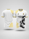 Real Madrid concept yellow football jersey 2024 2025