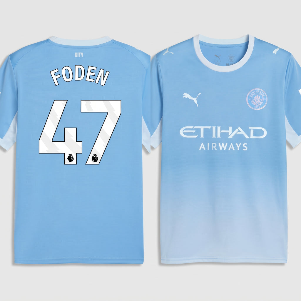 Manchester City Home Jersey 2026/27 With FODEN #47 Printing