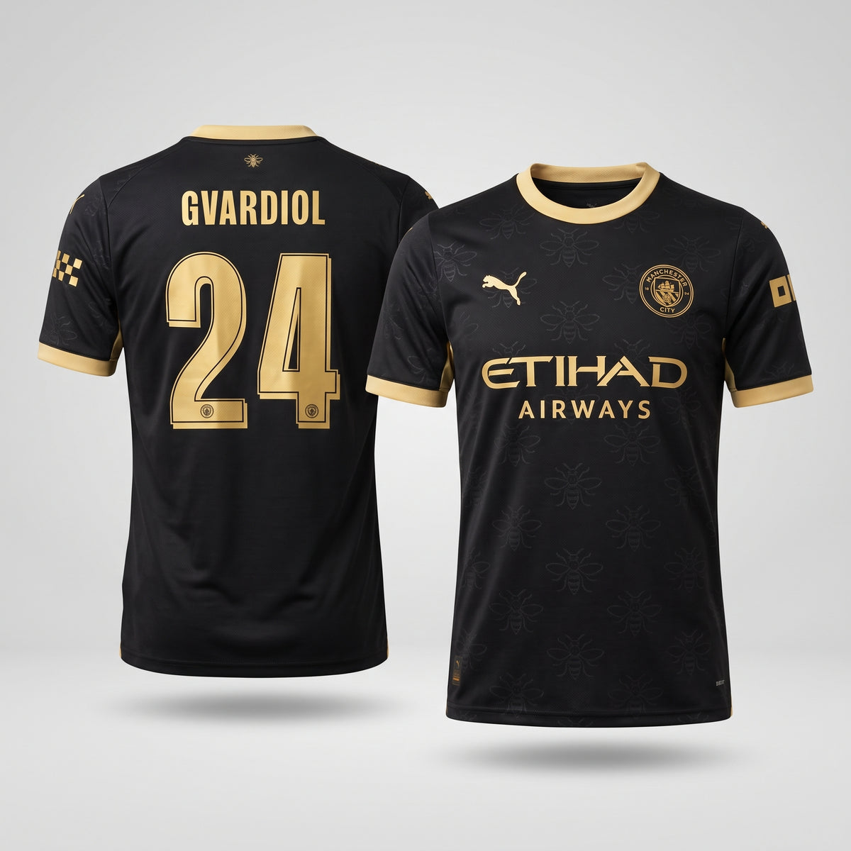Manchester City Away Jersey 2026/27 With GVARDIOL #24