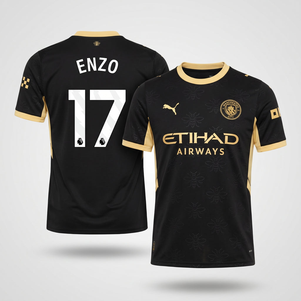 Manchester City Away Jersey 2026/27 With ENZO #17
