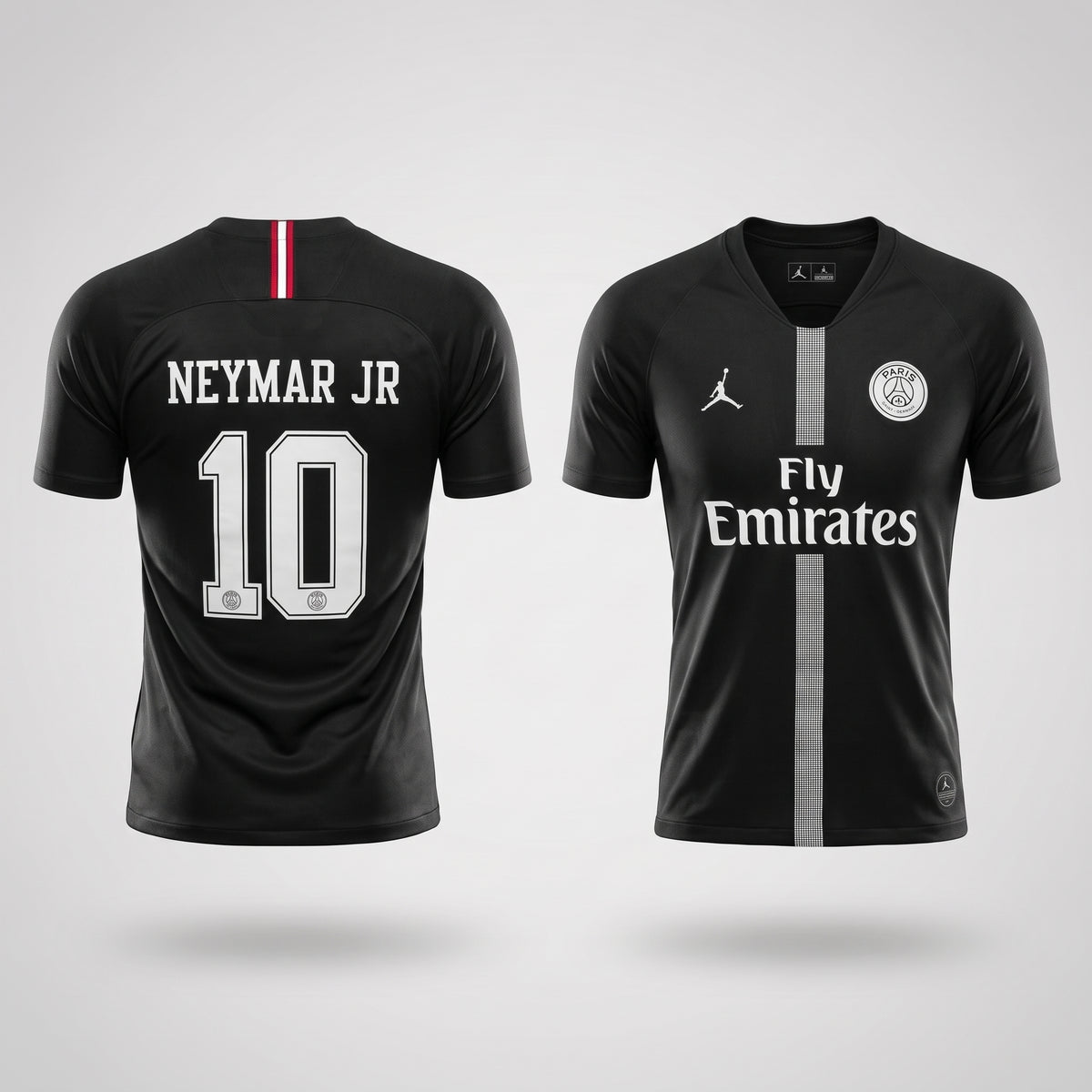 Neymar PSG Jordan Black Jersey 2018/19