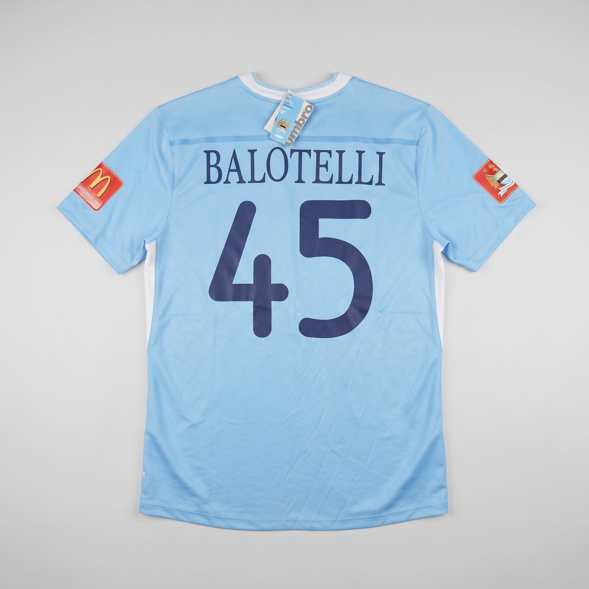 2011/12 Manchester City Balotelli #45 Home Shirt