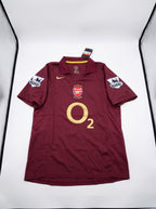 HENRY #14 Arsenal 05-06 Home O2 Retro Jersey Thierry