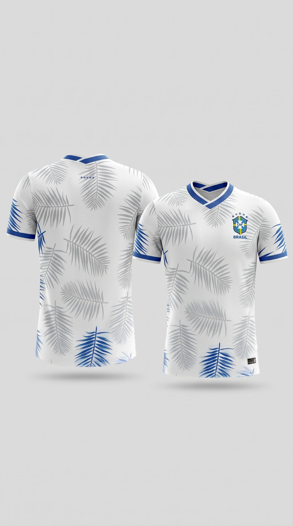 2022 Brazil White Blue Special Edition Shirt