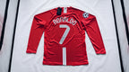 Cristiano Ronaldo #7 2008 UCL Final Manchester United Long Sleeve Jersey