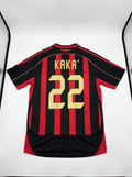 Kaka #22 AC Milan 2006-07 Champions League Home Jersey