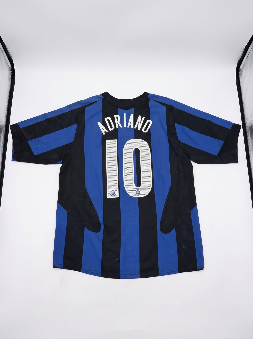 Adriano #10 Inter Milan Home Retro Jersey Vintage Football Shirt