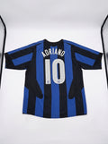Adriano #10 Inter Milan Home Retro Jersey Vintage Football Shirt