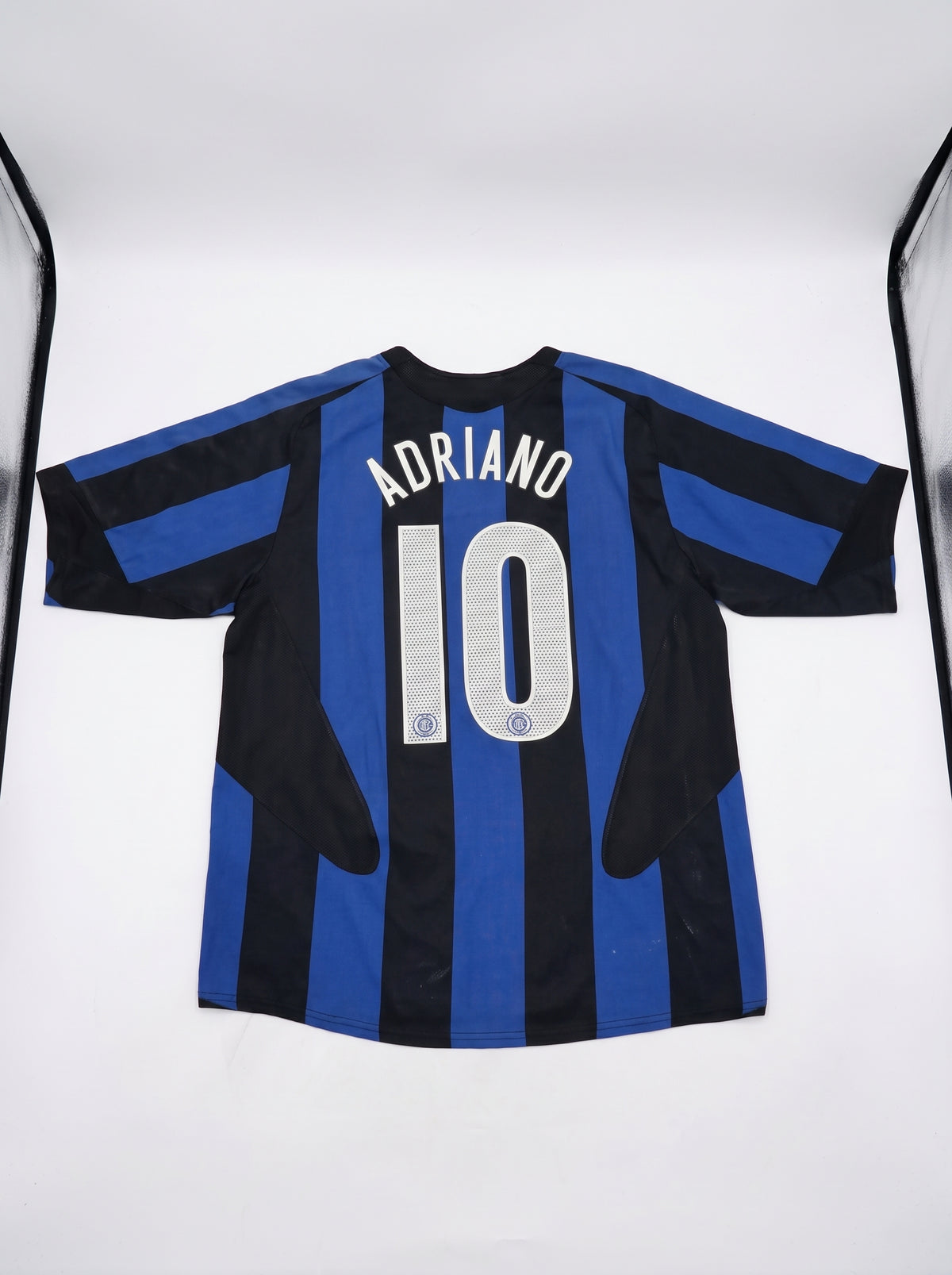 Adriano #10 Inter Milan Home Retro Jersey Vintage Football Shirt