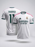 Rodrygo Mens Home  Jersey 26/27 White