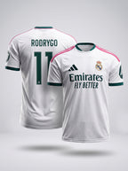 Rodrygo Mens Home  Jersey 26/27 White
