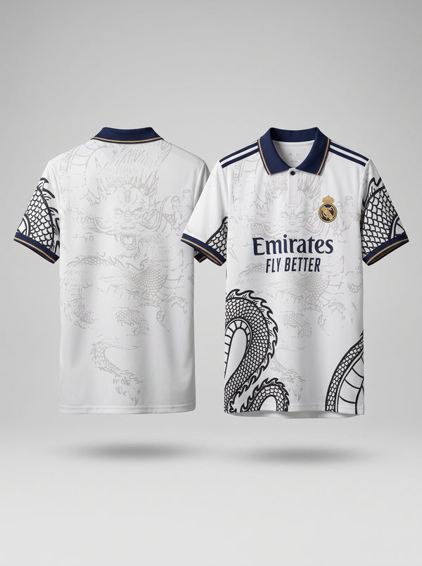 Real Madrid "Dragon" White Special Edition Jersey