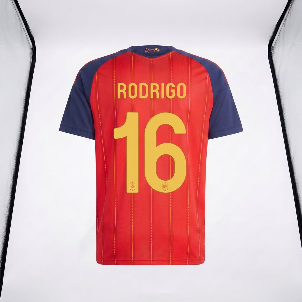 Spain - Rodrigo Jersey #16 - World Cup 2026 2 stars (Home)