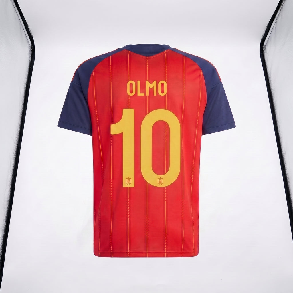 Spain - Dani Olmo Jersey #10 - World Cup 2026 2 stars (Home)
