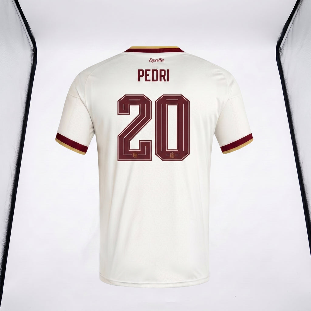 Spain - Pedri Jersey #20 - World Cup 2026 2 stars (Away)