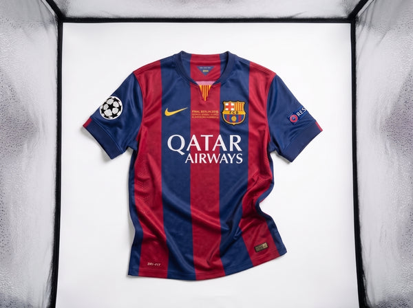 Retro Barcelona Messi #10 Jersey - 14/15 UCL Winners