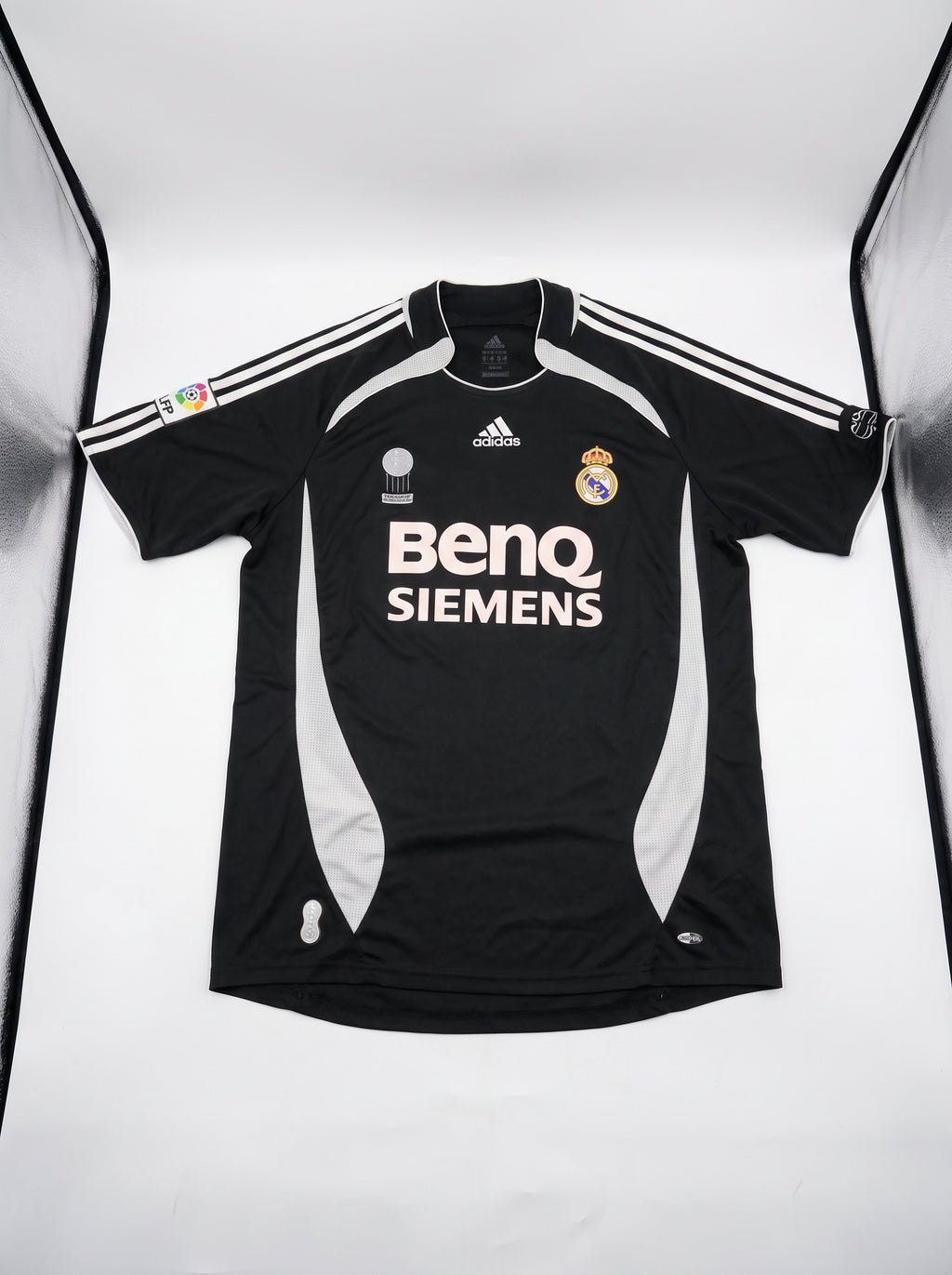 Real Madrid 2006 2007 Adidas jersey shirt black