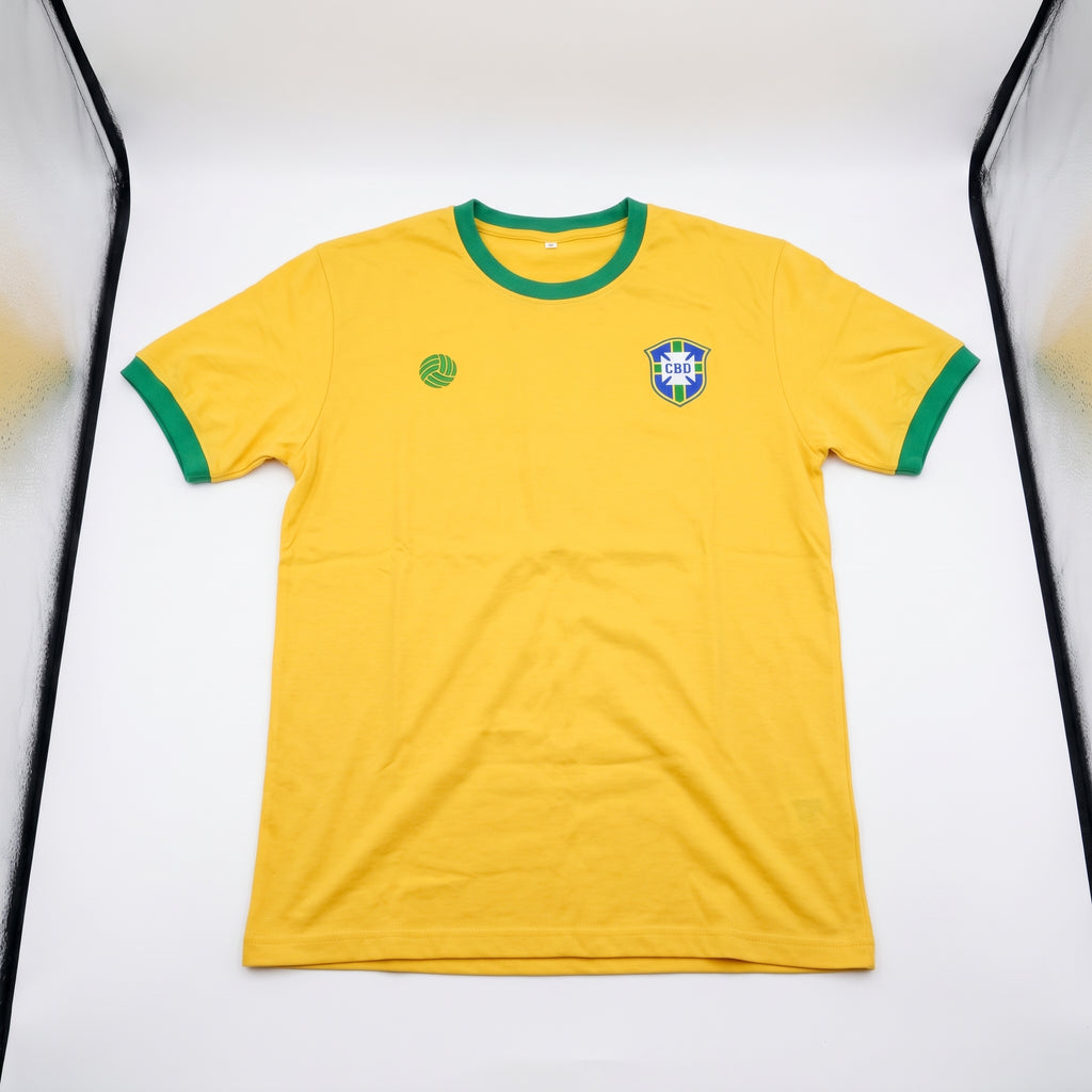 Brazil Pele Football Shirt