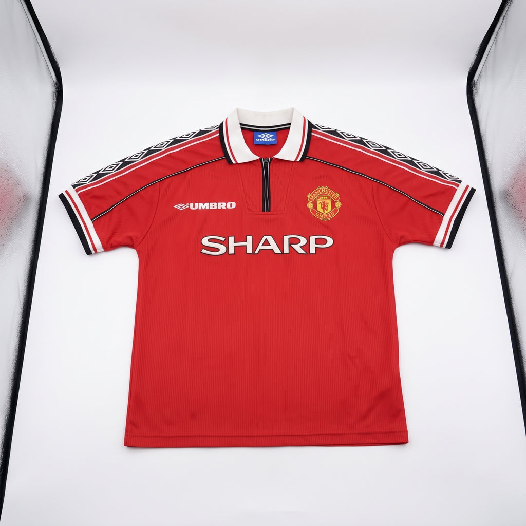 Manchester United Beckham 7 Home Football Shirt 1998