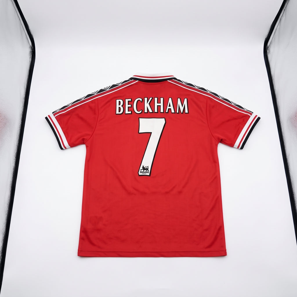 Manchester United Beckham 7 Home Football Shirt 1998