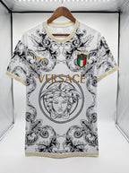 Italy "Versace" White Limited Jersey