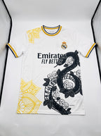 Real Madrid concept yellow football jersey 2024 2025