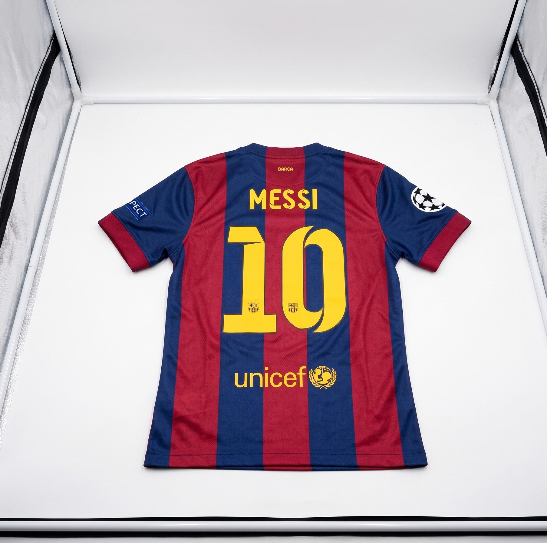 Retro Barcelona Messi #10 Jersey - 14/15 UCL Winners
