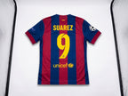 Retro Barcelona Suarez #9 Jersey - 14/15 UCL Winners