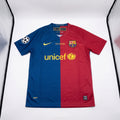 Retro Barcelona Messi #10 Jersey - 08/09 UCL Winners