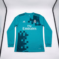 Retro Real Madrid C.Ronaldo Blue Long Sleeve #7 Jersey - 2016/17