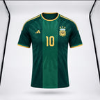 Argentina Messi #10 26 Final Jersey Farewell Green